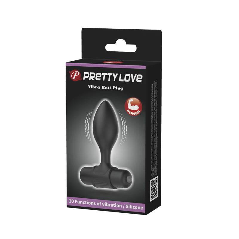 PRETTYLOVE - PLUG ANAL CON VIBRACIÓN SILCIONA