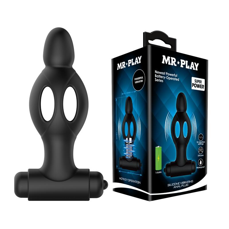 MR PLAY - PLUG ANAL CON VIBRACIÓN