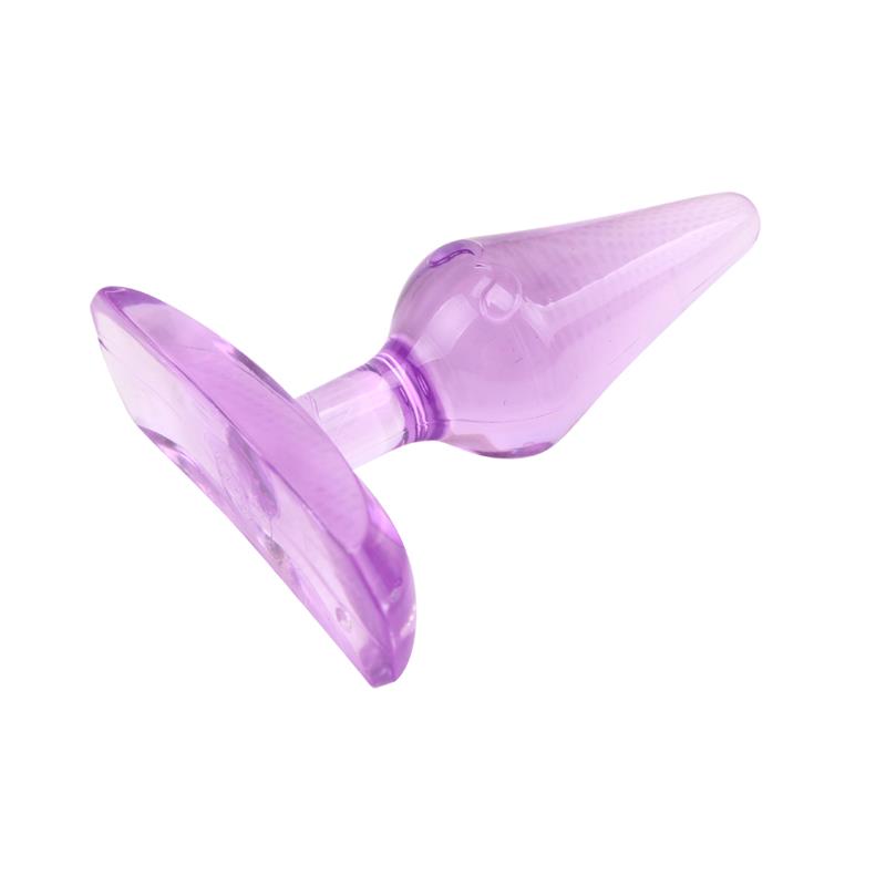 CHISA - PLUG ANAL GUN DROPS PÚRPURA 6,6 X 2,4CM