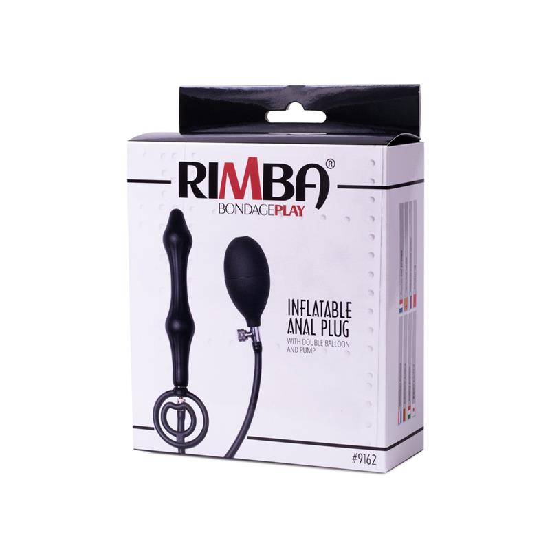 LATEX PLAY - PLUG ANAL INFLABLE CON DOBLE BOMBA
