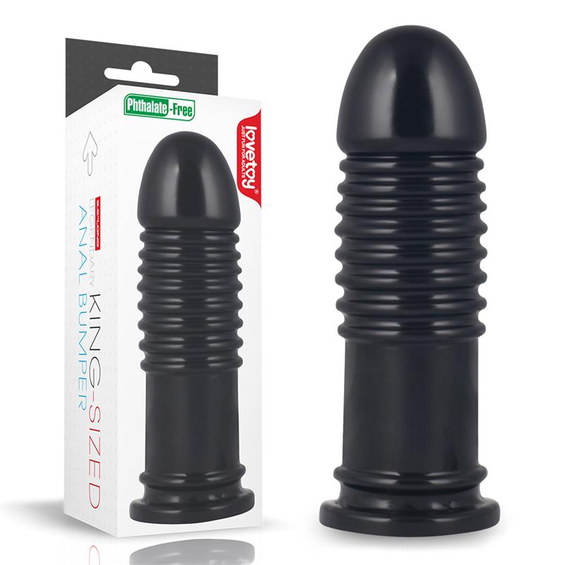 LOVETOY - PLUG ANAL KING SIZED ANAL BUMPER 8 NEGRO
