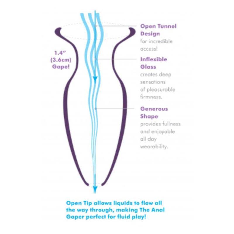 ANAL FANTASY COLLECT. - PLUG ANAL MEGA ANAL GAPER TRANSPARENTE