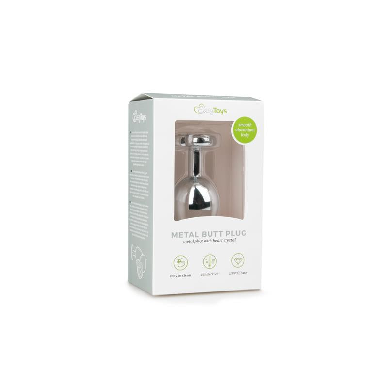 EASYTOYS - PLUG DE METAL NO. 7 - PLATA / CLARO