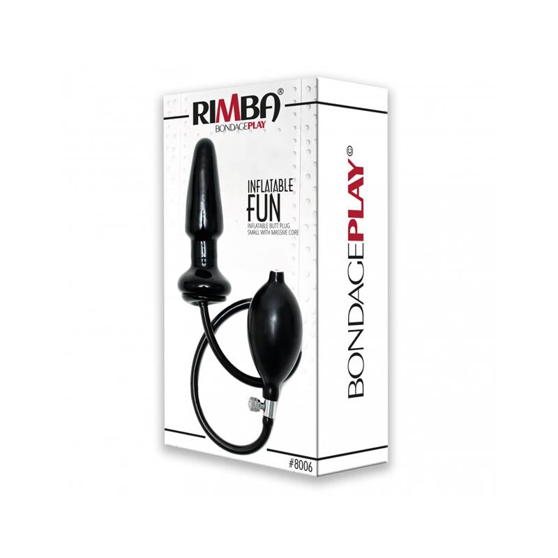 BONDAGE PLAY - PLUG INFLABLE PEQUEÑO NEGRO