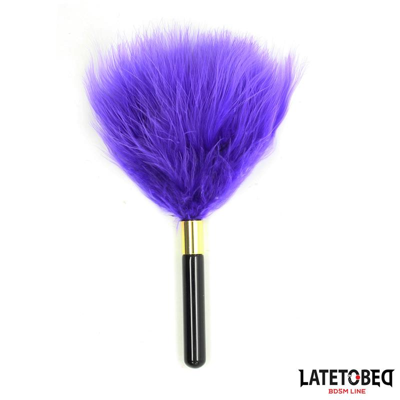 LATETOBED BDSM LINE - PLUMERO MINI PÚRPURA 18CM