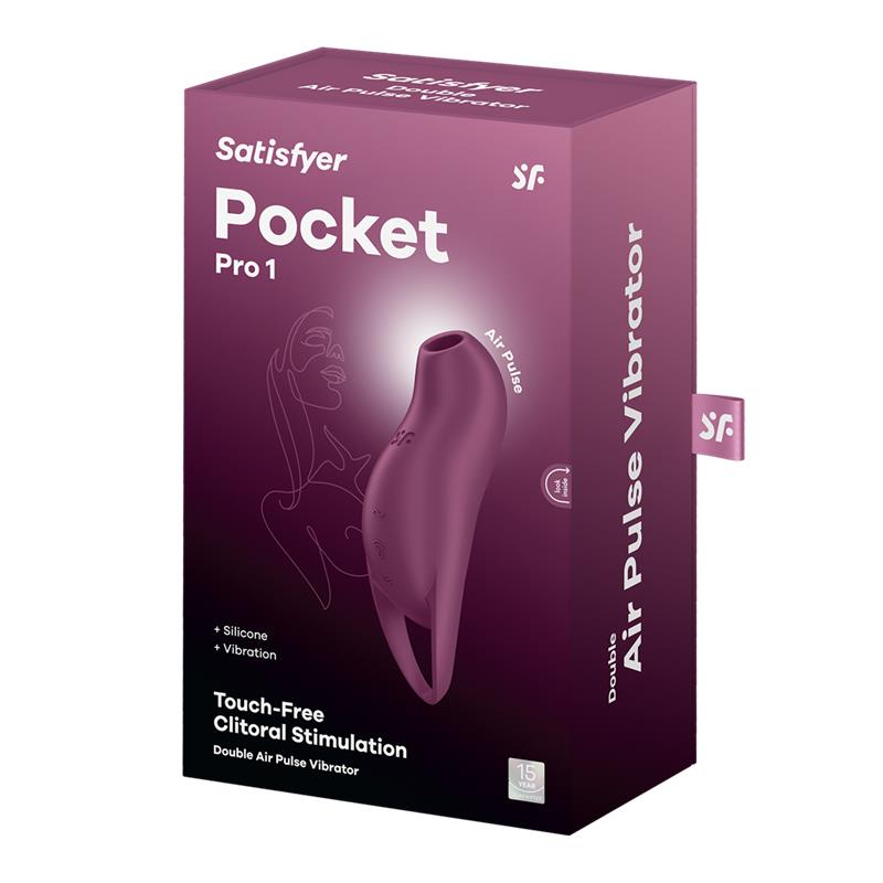 SATISFYER - POCKET PRO 1 ROJO