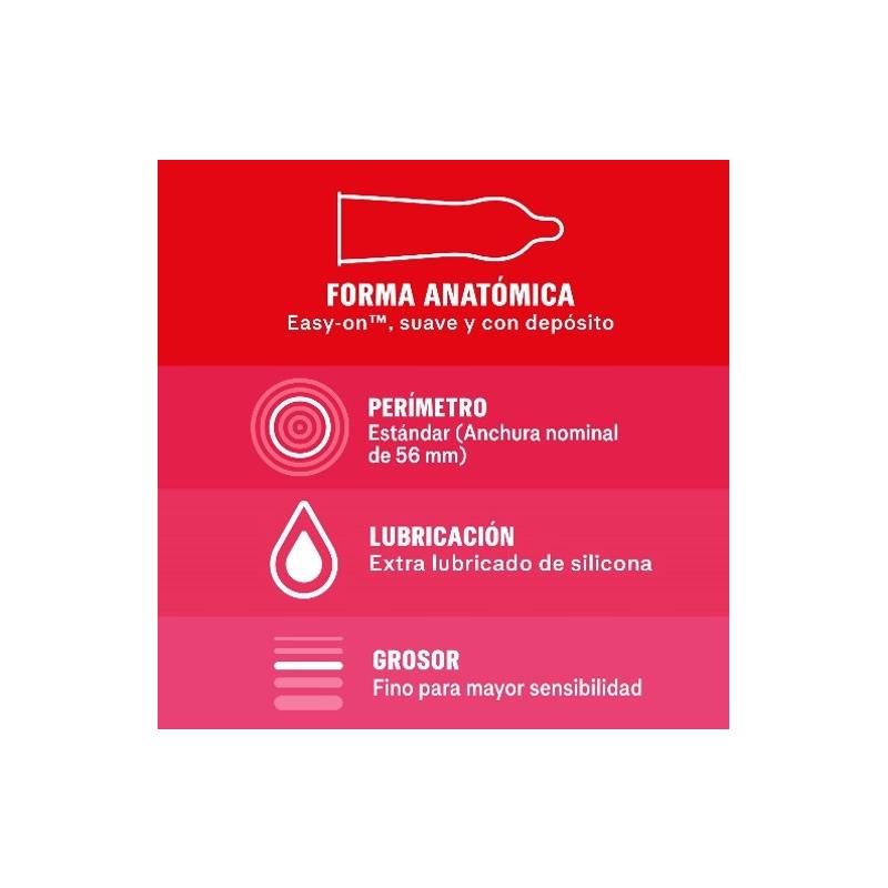 DUREX - PRESERVATIVOS SENSITIVO 3 UNIDADES