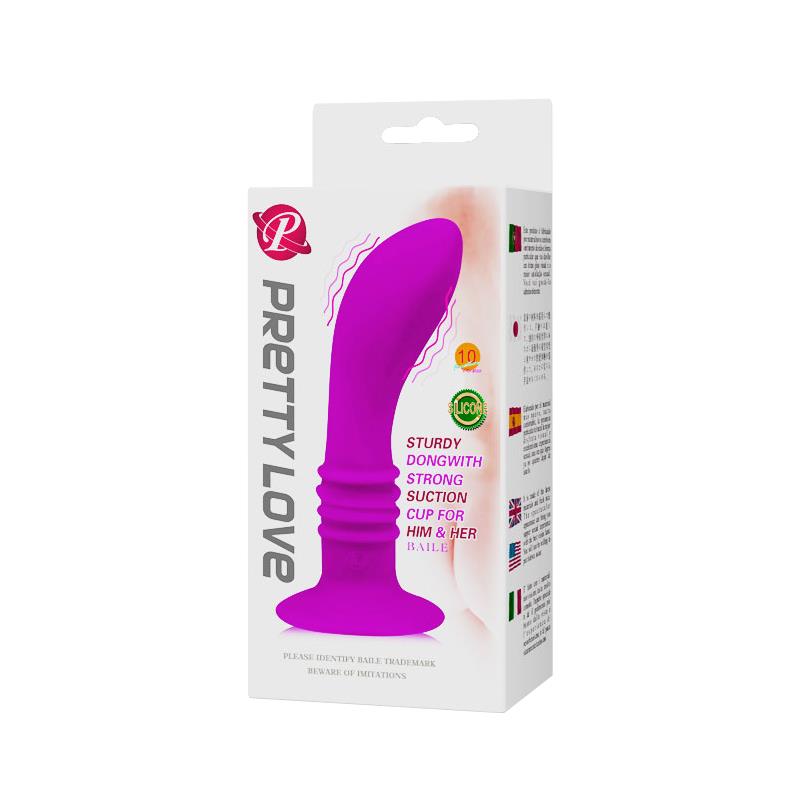 PRETTYLOVE - PRETTY LOVE PLUG ANAL VIBRADOR COLOR PÚRPURA
