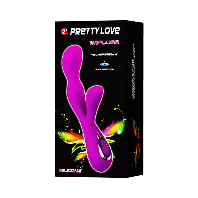 PRETTYLOVE - PRETTY LOVE VIBRADOR IMPLUSE COLOR PÚRPURA CL25