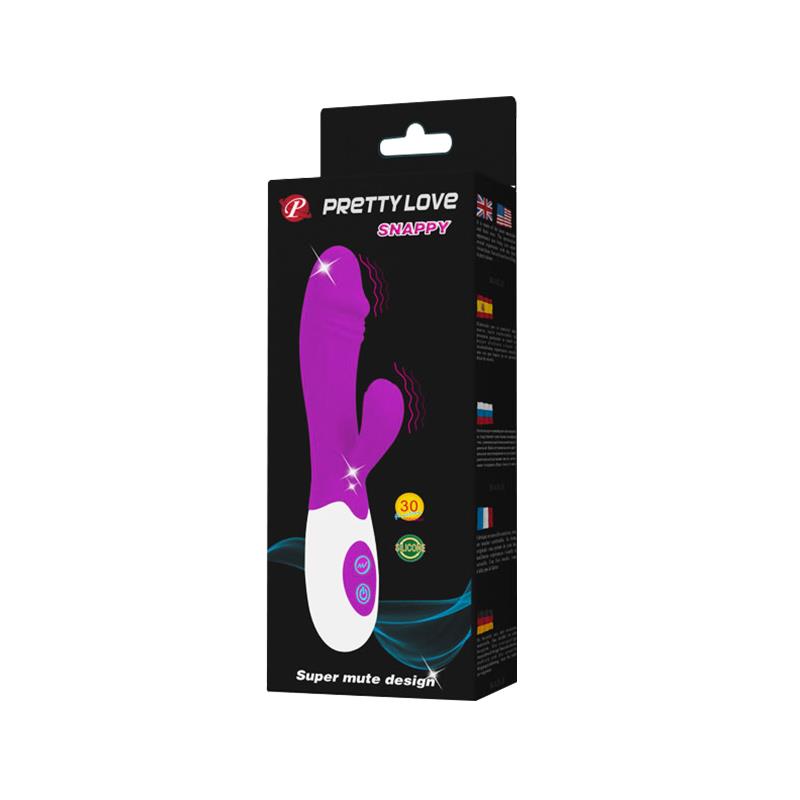 PRETTYLOVE - PRETTY LOVE VIBRADOR SNAPPY COLOR PÚRPURA