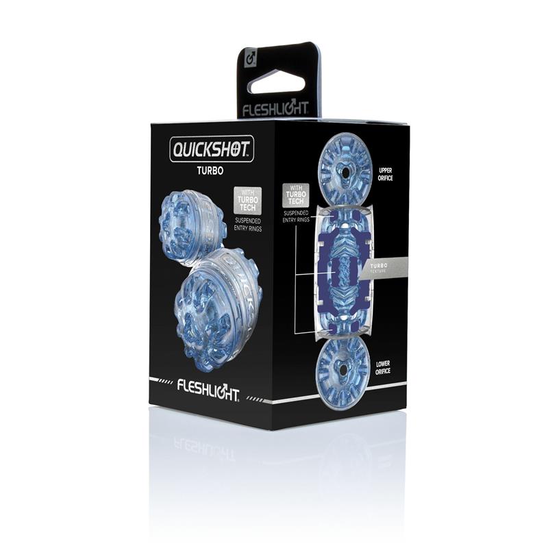 FLESHLIGHT - QUICKSHOT TURBO BLUE ICE MASTURBADOR