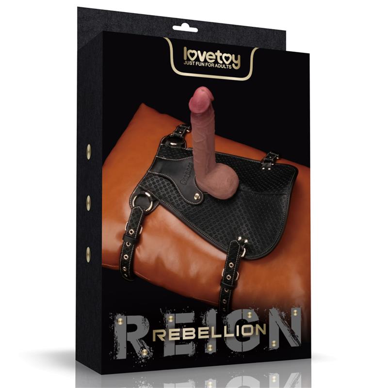 LOVETOY - REBELLION REIGN DILDO SADDLE SILLA DE MONTAR