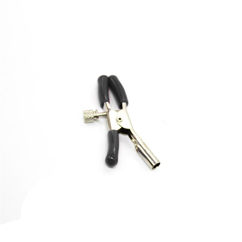LATETOBED BDSM LINE - RECAMBIO PINZA PARA PEZONES DE METAL NEGRO