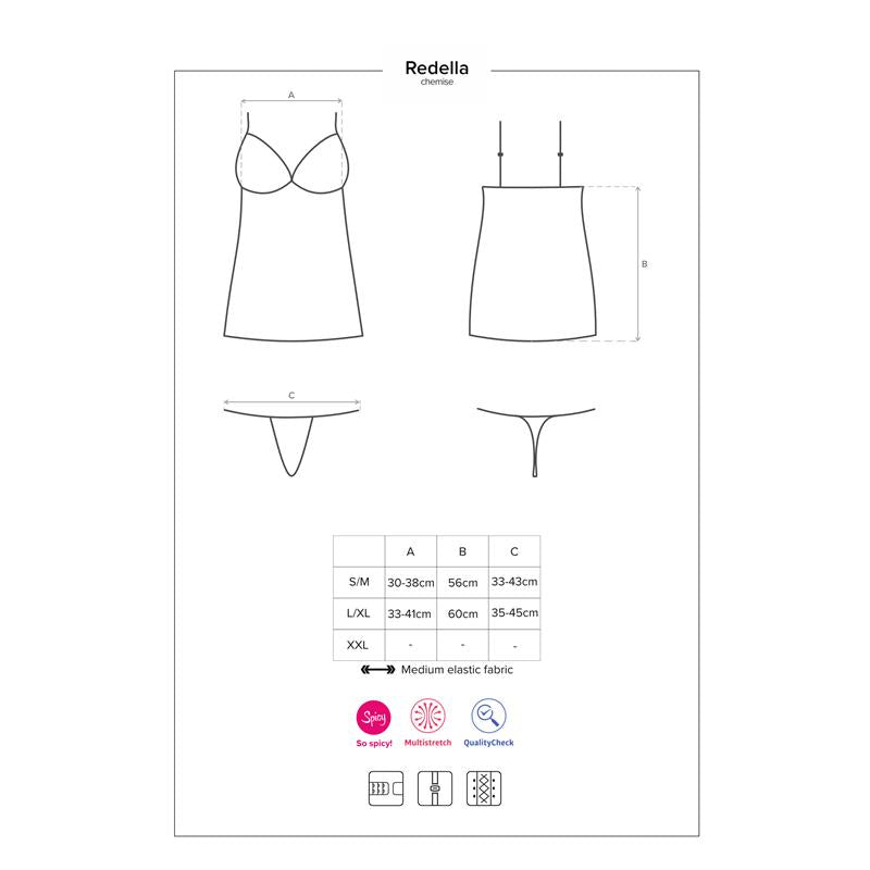 OBSESSIVE - REDELLA CHEMISE Y TANGA
