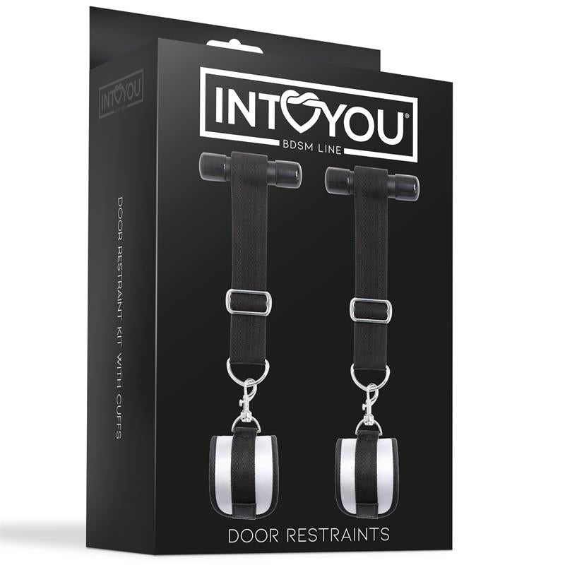 INTOYOU BDSM LINE - RESTRICCIONES PARA LA PUERTA CON ESPOSAS DESMONTABLES Y AJUSTABLES