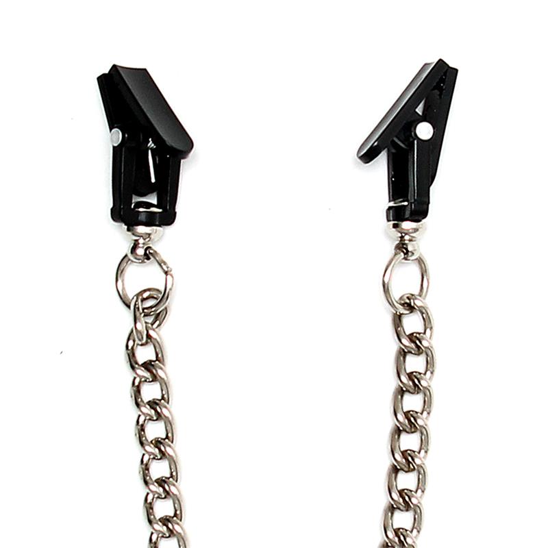 BONDAGE PLAY - PINZAS PARA PEZONES CON CADENA