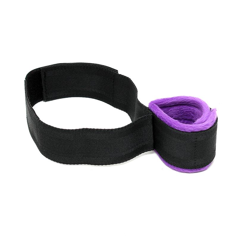 BONDAGE PLAY - ESPOSAS PARA MUSLOS Y MANOS AJUSTABLE PÚRPURA