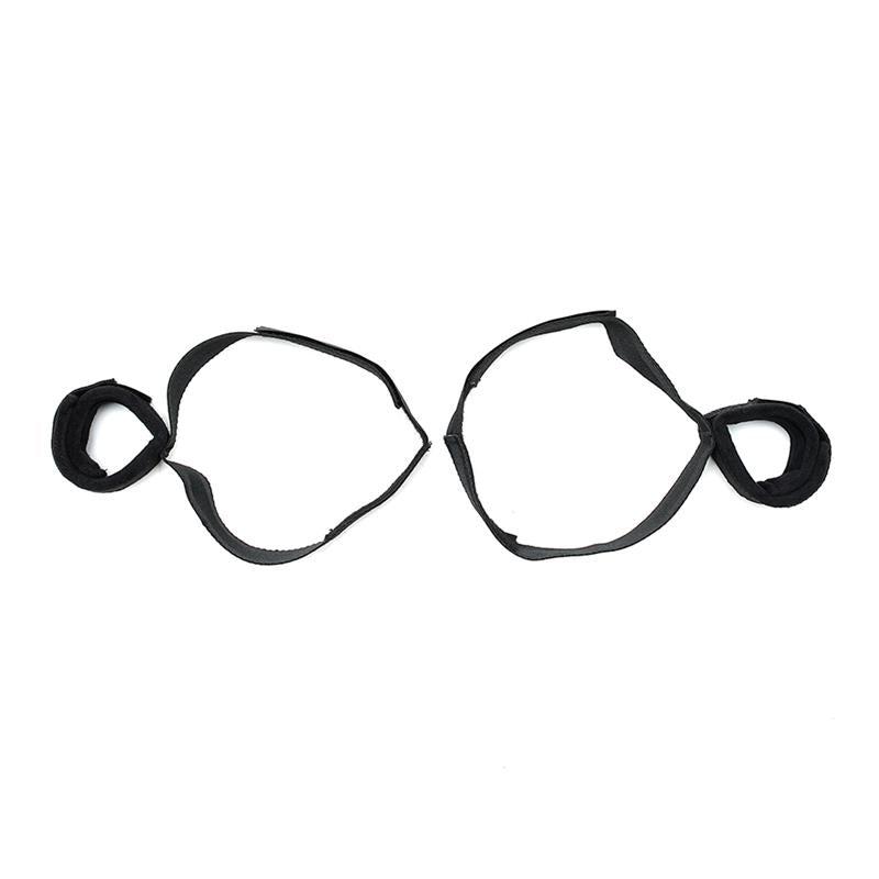 BONDAGE PLAY - ESPOSAS DE MUSLOS Y MANOS AJUSTABLES NEGRO