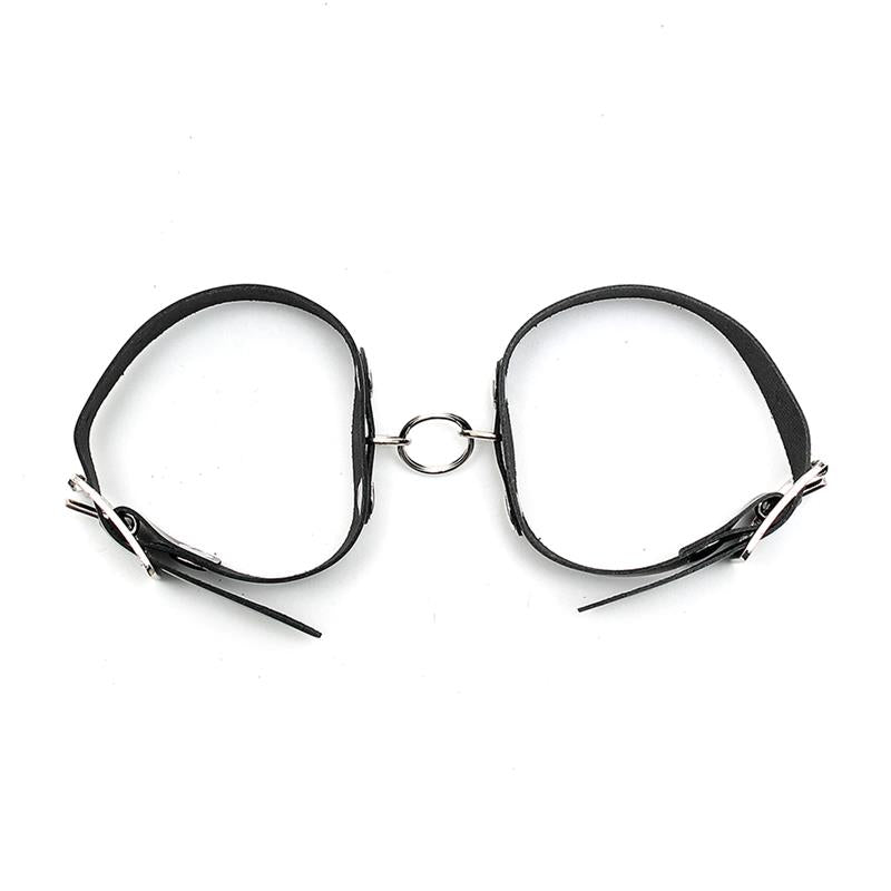 BONDAGE PLAY - ESPOSAS DE CUERO AJUSTABLES