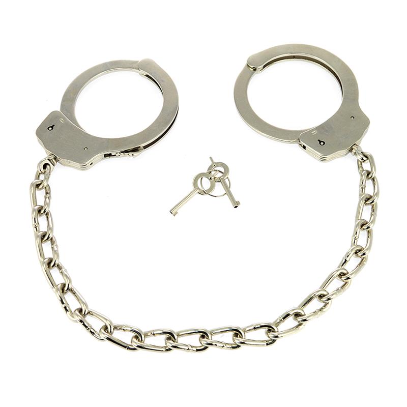 BONDAGE PLAY - ESPOSAS METÁLICAS TOBILLOS AJUSTABLES