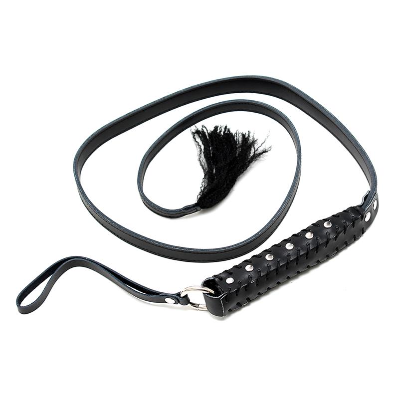 BONDAGE PLAY - LÁTIGO CUERO 130 CM