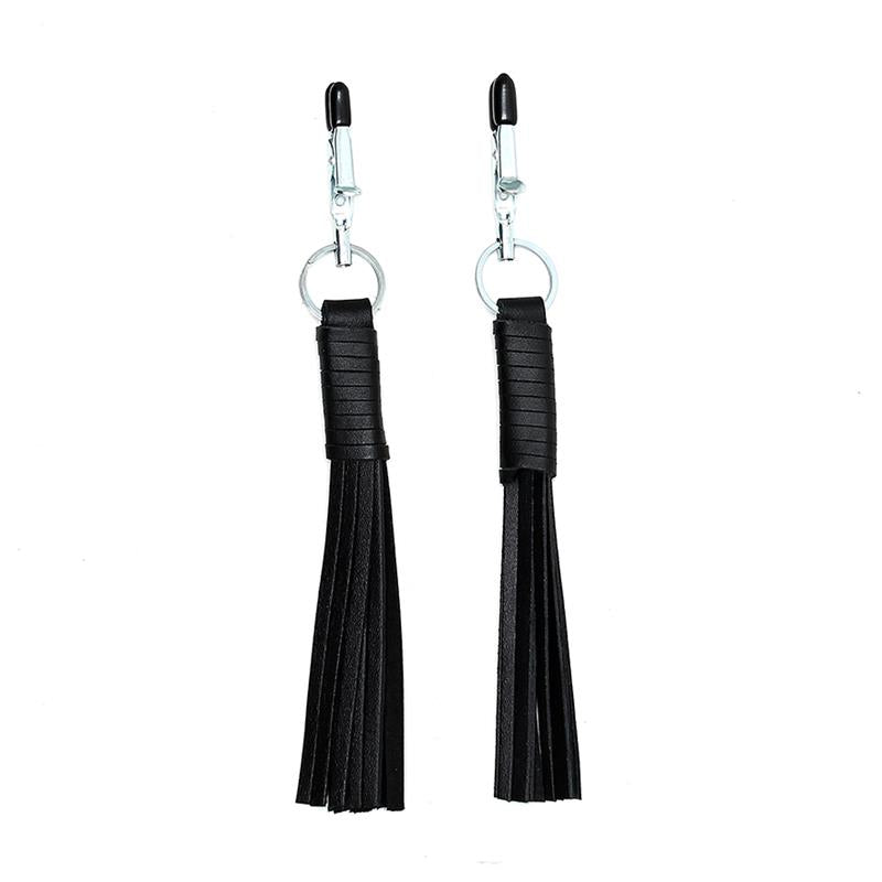 BONDAGE PLAY - PINZAS PARA PEZONES DE CUERO