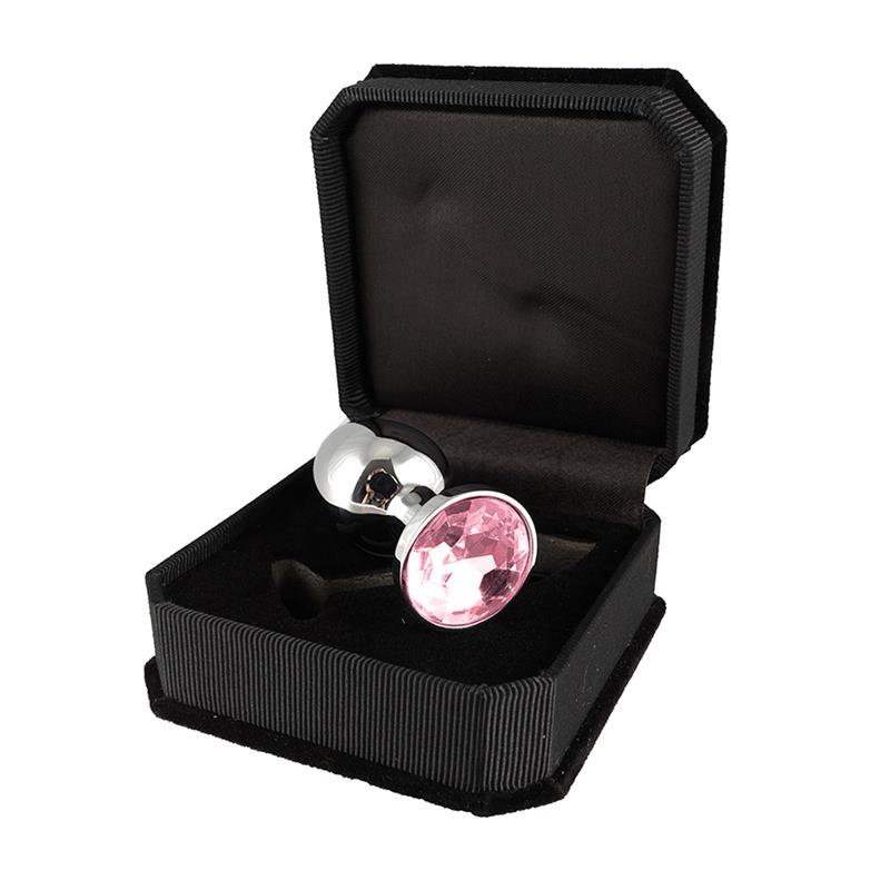BONDAGE PLAY - PLUG METAL ROSA 7,3 CM