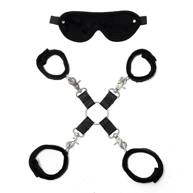 BONDAGE PLAY - SET DE BONDAGE NEGRO