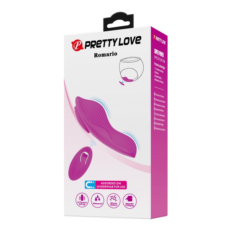 PRETTYLOVE - ROMARIO VIBRADOR PARA BRAGUITA CONTROL REMOTO