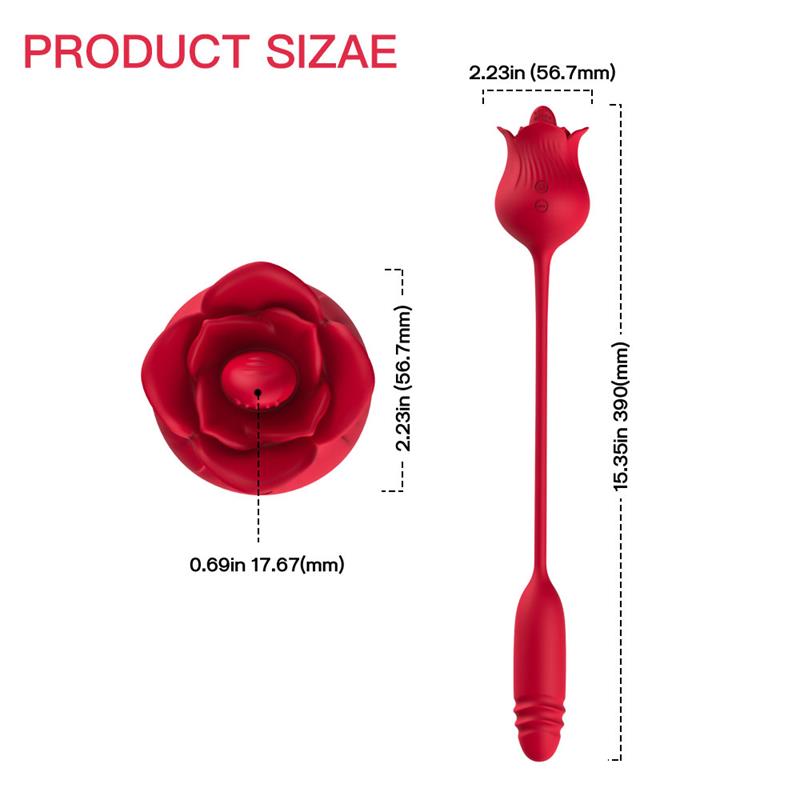 URBAN SKY - ROSA VIBRADORA CON LICKING Y THRUSTING USB