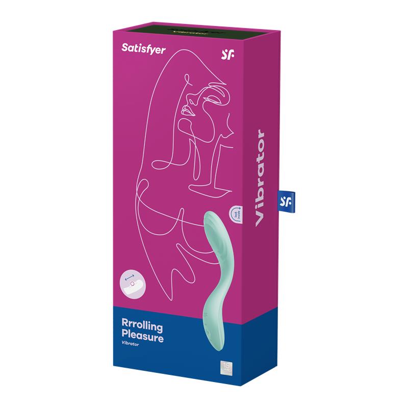 SATISFYER - RRROLLING PLEASURE VIBRADOR PUNTO G VERDE