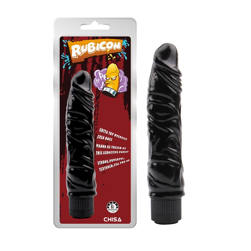 CHISA - RUDE VIBRATING HIM VIBRADOR 8.7 - 22CM NEGRO