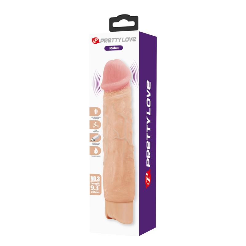 PRETTYLOVE - RUFUS VIBRADOR REALISTA 9.3