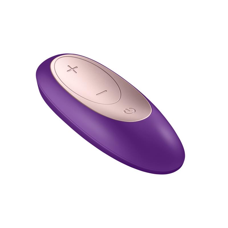 SATISFYER - PLUS CON CONTROL REMOTO COLOR PÚRPURA