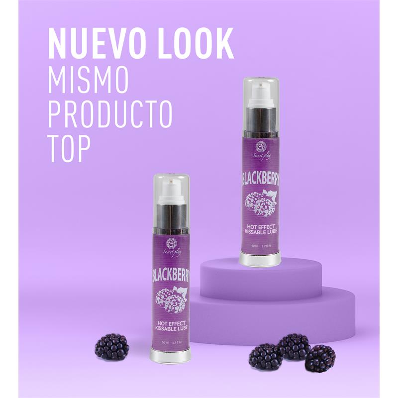 SECRET PLAY - SECRET PLAY LUBRICANTE EFECTO CALOR MORA 50 ML