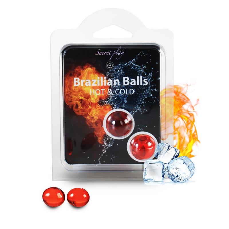 SECRET PLAY - SECRET PLAY SET 2 BRAZILIAN BALLS EFECTO HOT & COLD