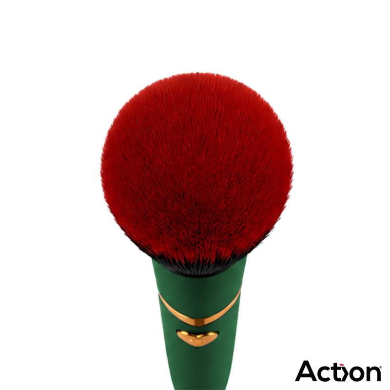 ACTION - SECRET VERT ESTIMULADOR BROCHA DE MAQUILLAJE CON VIBRACIÓN VERDE
