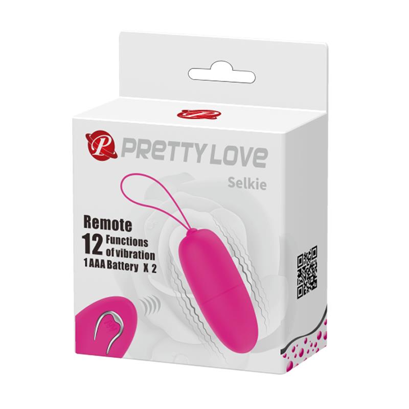 PRETTYLOVE - SELKIE HUEVO VIBRADOR CON CONTROL REMOTO