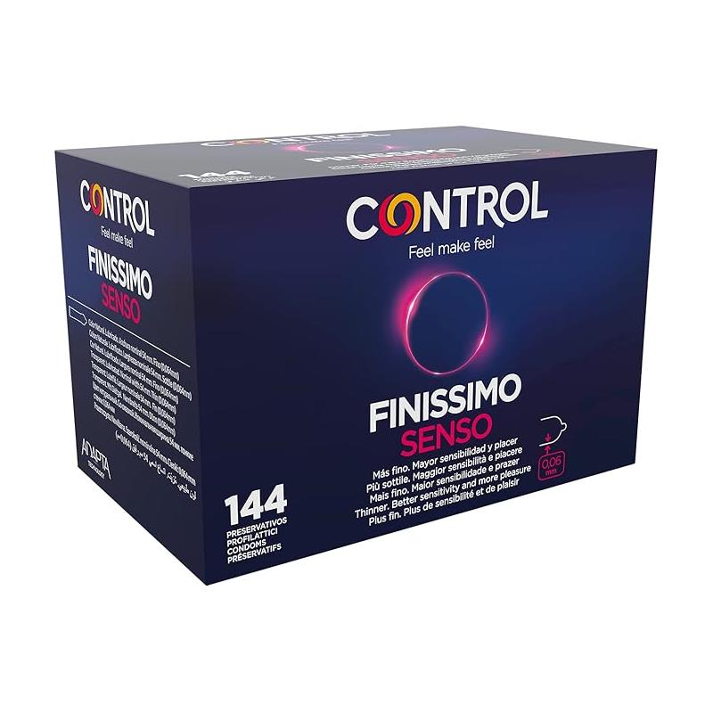 CONTROL - PRESERVATIVOS FINISSIMO SENSO 144 UNIDADES