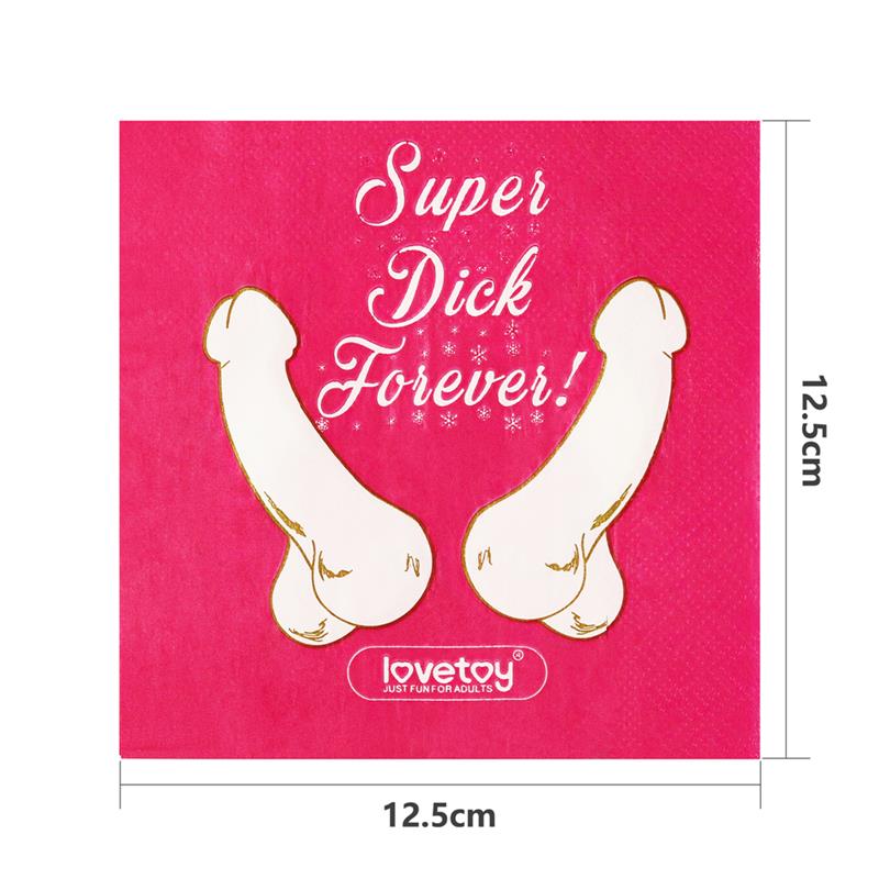 LOVETOY - SERVILLETAS DE FIESTA PACK DE 10