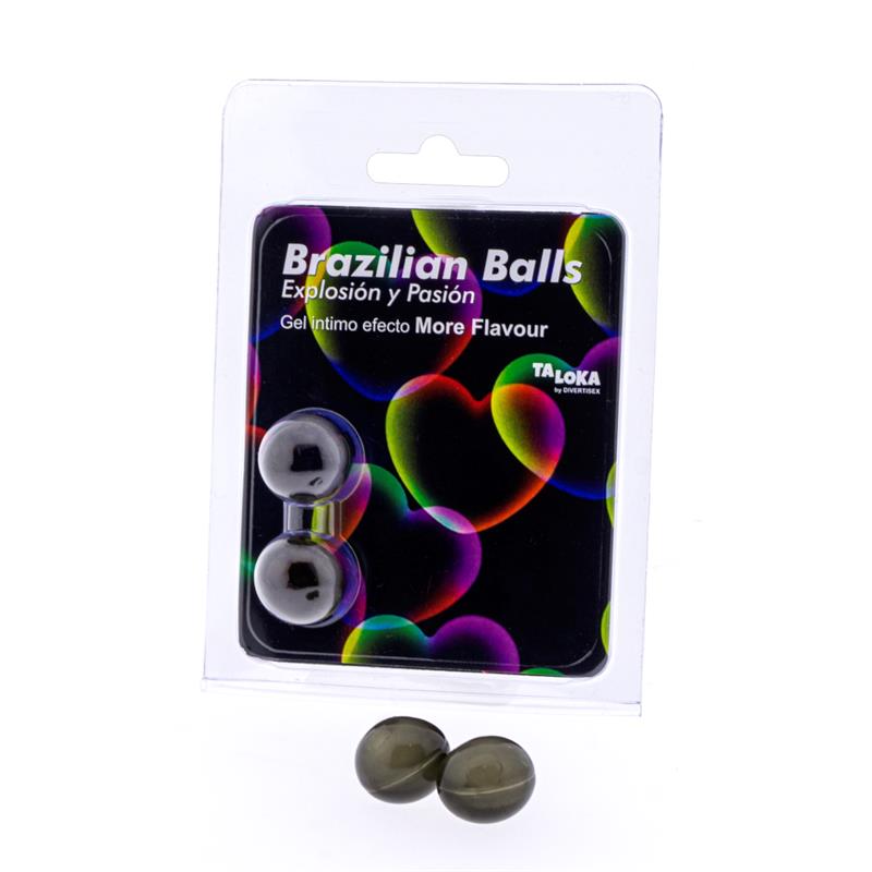 BRAZILIAN BALLS - SET 2 BRAZILIAN BALLS EXCITANTE EFECTO MORE FLAVOUR/SABOR