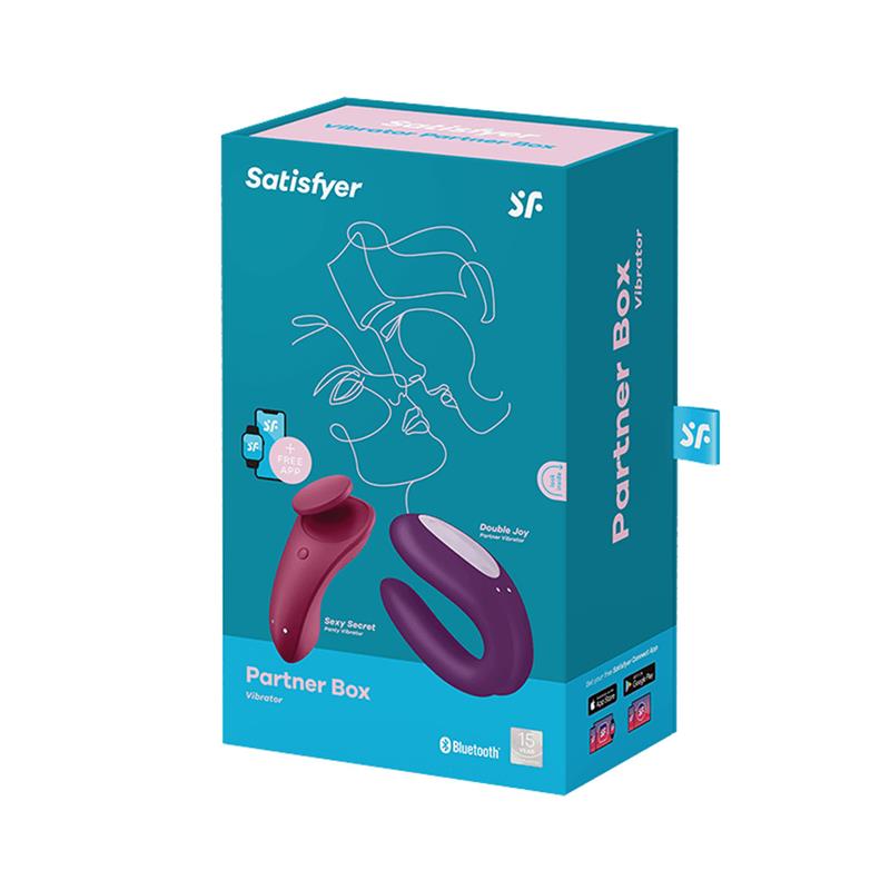 SATISFYER - SET 2 JUGUETES PARTNER BOX 1