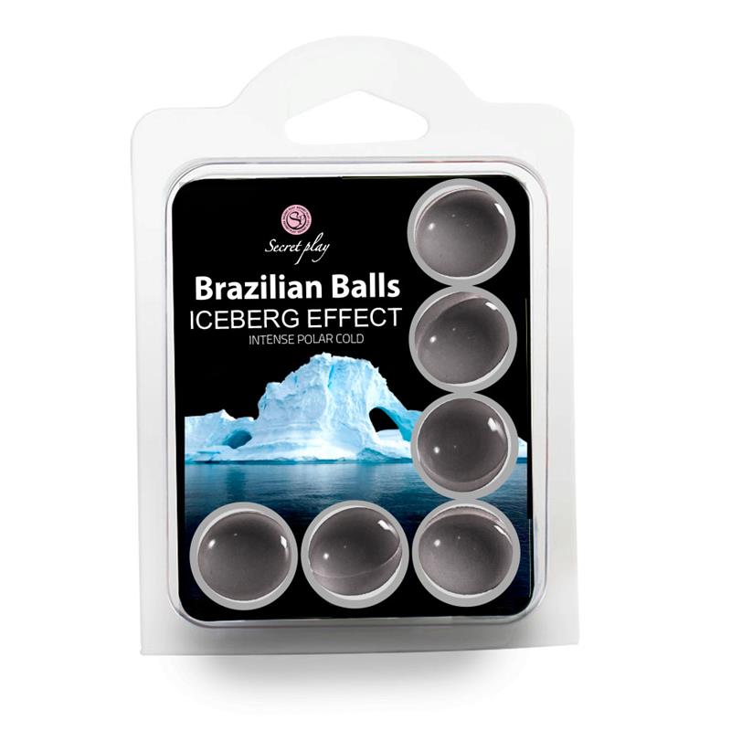 SECRET PLAY - SET 6 BRAZILIAN BALLS EFECTO FRIO ICEBERG