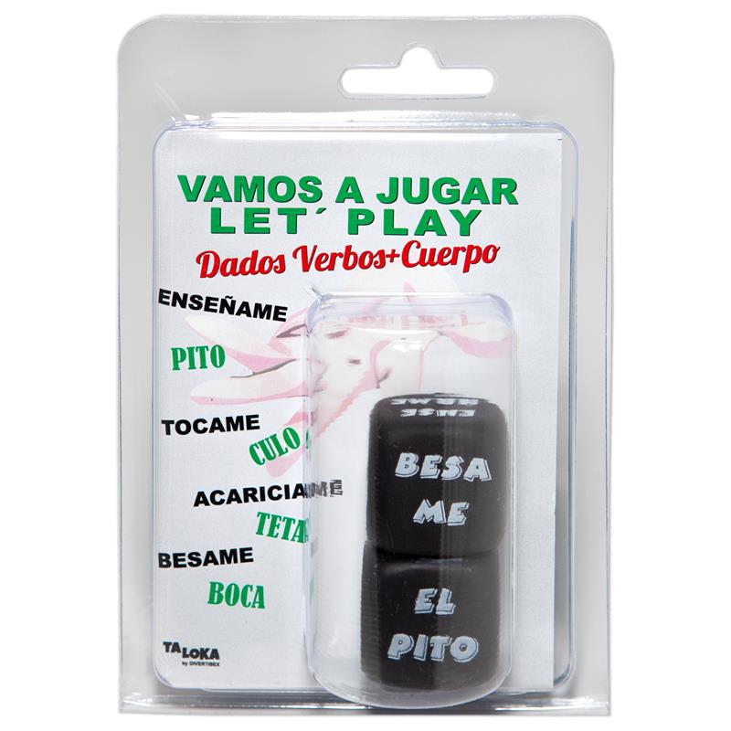 TALOKA - SET DADO DE ACCIONES Y DADO PARTES DEL CUERPO.