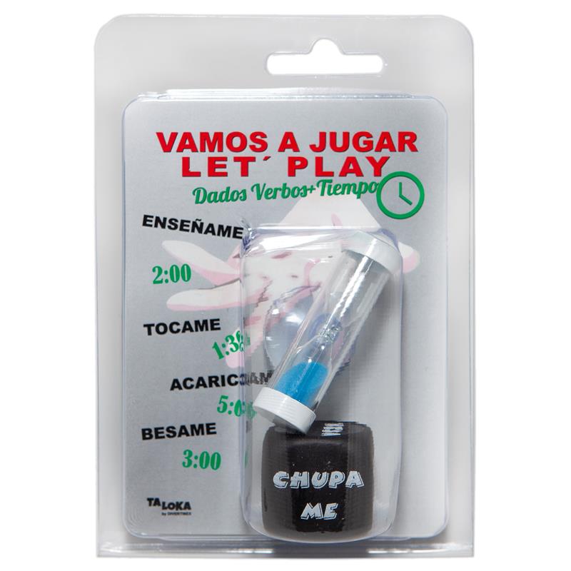 TALOKA - SET DADO DE ACCIONES Y RELOJ DE ARENA