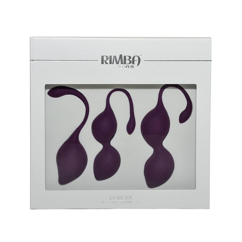 RIMBA - SET DE 3 BOLAS KEGEL GENEVA PURPURA