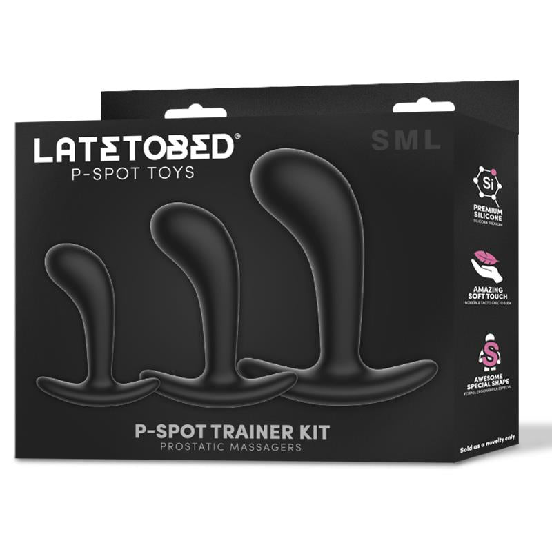 LATETOBED - SET DE 3 MASAJEADORES PROSTÁTICOS