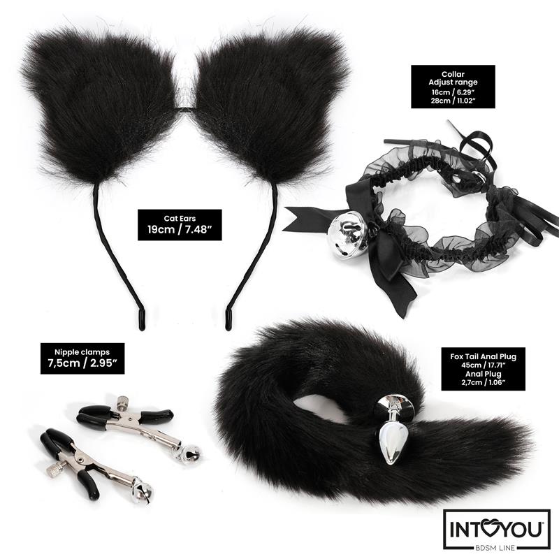 INTOYOU BDSM LINE - SET DE 4 PCS COSPLAY