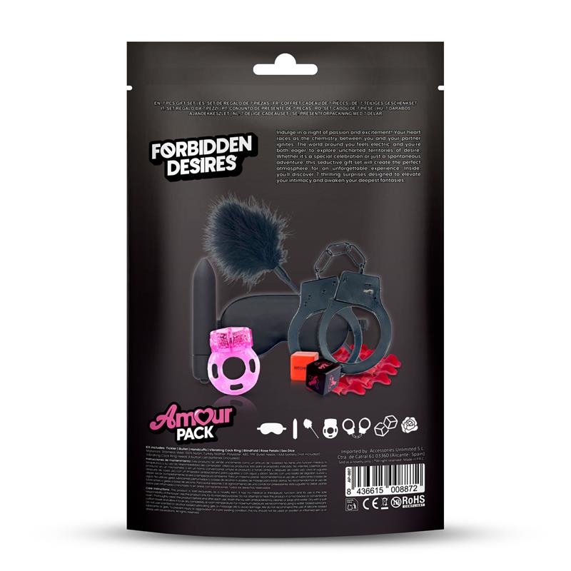 AMOUR PACK - SET DE 7 PIEZAS FORBIDDEN DESIRES