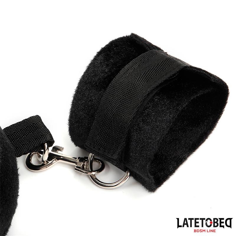 LATETOBED BDSM LINE - SET DE RESTRICCIONES DE COJÍN CON ESPOSAS